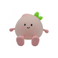 MARY'S LED naktinė lempa Peach rožinė
