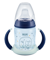 NUK FC buteliukas 150 ml su rankenėlėmis