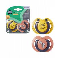 TOMMEE TIPPEE FUN FRIENDS čiulptukas 0-6m 2 pak.