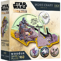 TREFL Medinė dėlionė Star Wars 160 The Mandalorian – susijungimas