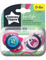 TOMMEE TIPPEE FUN STYLE čiulptukas 0-6m 2 vnt.