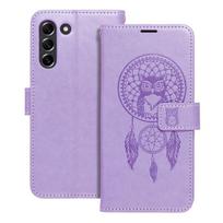 Dėklas telefonui Forcell MEZZO Book - SAMSUNG S21 FE, violetinė
