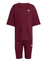 Adidas Originals - Cs Tee Set - Marškinėlių rinkinys trumpomis rankovėmis - Burgundiška splava