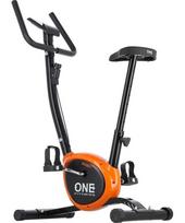 Treniruoklis-dviratis One Fitness Rw3011, juodai oranžinis