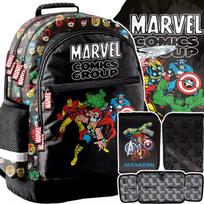 Mokyklinis rinkinys Marvel Comics 3el. (kuprinė + penalai + maišelis) – Paso