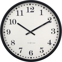 NeXtime Sieninis laikrodis Dickens juodos ir baltos spalvos 30 cm