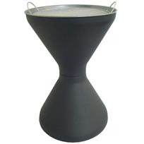 Pastatoma lauko peleninė 60 cm antracito spalvos