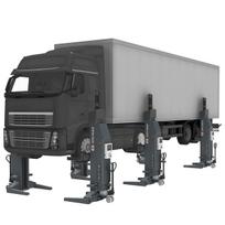 Elektrohidraulinė kėlimo sistema su akumuliatoriniu ir belaidžiu valdymu ATH RG5.5-6WB sunkiasvorėms transporto priemonėms ATH-Heinl
