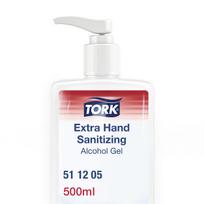 Gelinis rankų dezinfekantas Tork Extra, (511205), 500ml