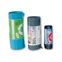 Šiukšlių maišai, 35l, užrišami, 15 vnt. mėlynos spalvos, HDPE