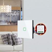 GreenBlue Flush-Mount WiFi Relay, Android/iOS/Alexa/Google Home, 100–240 V AC, 50/60 Hz, max. 16 A, for 150 W LEDs, GB739GB739