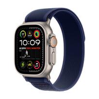 Watch Apple Watch Ultra 2 (2024) LTE 49mm Natural Titanium Case with Trail Loop S/M - Blue | MX4J3FD/A | 195949582035