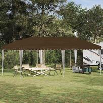 Pop-up šventinė palapinė 575 x 290 x 245 cm Taupe