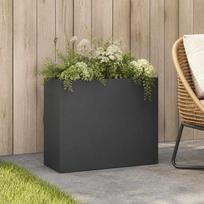 Sodo vazonas Antracito 50 x 20 x 40 cm Šaltai valcuotas plienas