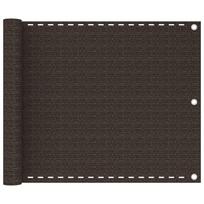 Balkono pertvara rudos spalvos 75x300cm HDPE