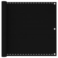 Balkono pertvara juodos spalvos 90x600cm HDPE