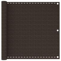 Balkono pertvara rudos spalvos 90x300cm HDPE
