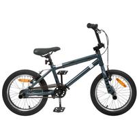 BMX Dviratis 16 Colių 5-8 metų amžiaus Tamsiai pilka