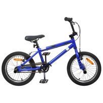 BMX Dviratis 16 Colių 5-8 metų amžiaus Tamsiai mėlyna
