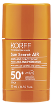 KORFF ultralengvos tekstūros AIR SPF50+ apsauginis kremas nuo saulės, 25 ml