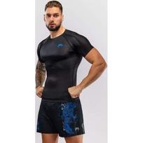 Venum Thunder Dragon trumparankoviai maudymosi marškinėliai (rashguard), juoda/karališka mėlyna
