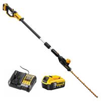 Teleskopinės gyvatvorių žirklės DeWALT DCMPH566P1, 1x5 Ah