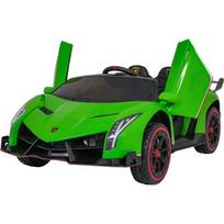 Vaikiškas elektromobilis Lamborghini Veneno, žalias