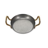 Sidabrinės spalvos skirta serviravimui iš metalo lėkštė ø 18 cm Serve – BonBistro