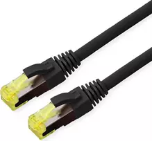 Roline 21.15.0755 RJ45 tinklo kabelis, jungiamasis kabelis CAT 6a S/FTP 5 m juodas 1 vnt.