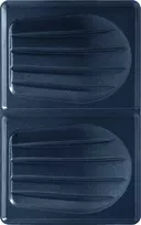 Pakeitimo plokštės Tefal XA800112, skirtos Snack Collection/SnackTime – juodos, 242×155×44 mm, 2 vnt. pakuotė