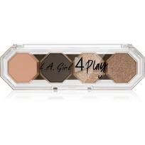 L.A. Girl Cosmetics 4 Play akių šešėlių paletė atspalvis Seduce 3.2 g