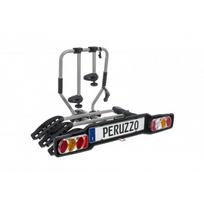 Autobagažinė Peruzzo Siena 3 dviračiam ant gražulo (plienas, atlenkiama)