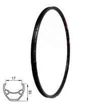Ratlankis 28/29", HL20D disk 36H, dvigubas, su kniedėmis (juodas)