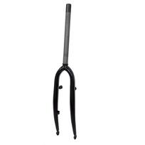Priekinė kieta šakė 28", su sriegiu 25,4mm (juoda)