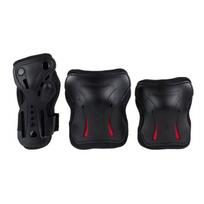 Vaikiškos apsaugos keliams, alkūnėms ir delnams SFR ESSENTIALS TRIPPLE PAT SET L(juodos)