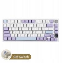 Ajazz Ak820 Pro 75% mechaninė klaviatūra, Tft ekranas, Rgb