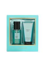 Victoria Secret „Aqua Kiss“ mini kvapų rinkinys – kūno purškiklis ir kūno losjonas
