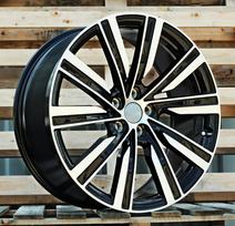 Ratlankis RACINGLINE H3091F R22x9.5 5x120 ET 45 CB 72.6 (Black Polished) (1000 kg)