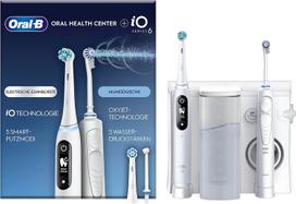 Dantų šepetėlio ir irigatoriaus komplektas Oral-B iO6 & OxyJet, balta sp.