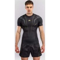 Venum Streamline trumparankovis rashguard – juodas/auksinis