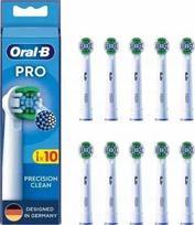 Elektrinio dantų šepetėlio galvutė Oral-B Precision Clean, įvairių spalvų, 10 vnt.