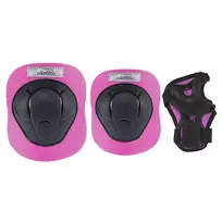 H210 SIZE M BLACK-PINK PROTECTORS SET NILS EXTREME
