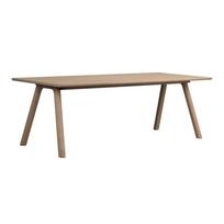 Iš ąžuolo masyvo prailginamas valgomojo stalas 95x220 cm Clapperton – Rowico