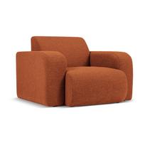 Krėslas rudos spalvos iš boucle Molino – Micadoni Home