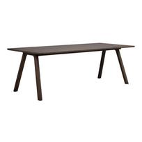 Iš ąžuolo masyvo prailginamas valgomojo stalas 95x220 cm Clapperton – Rowico