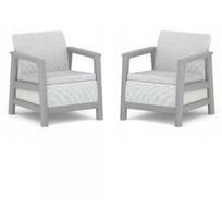Keter Sodo kėdė 2 vnt. Scandi Linea 29214639ECN, 14kg, 120cm x 80cm x 35cm