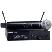 Shure SLXD24E/B58-G59 belaidė mikrofono sistema, 1x XLR, 32 kanalai, 470-514 MHz, 118 dB, 2 antenos, 1x 6.35 mm išėjimas