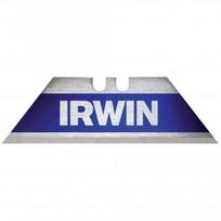 Irwin Bi-metal mėlyni trapeciniai peiliukai (daugiapakė) 10504243, 100 vnt., 0,6 mm, 0,75 mm, ergonomiškas dizainas, su žeme