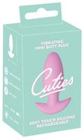 Cuties Vibrating Plug Rose Analinis kaištis