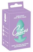 Cuties Vibrating Plugs Green Analinis kaištis